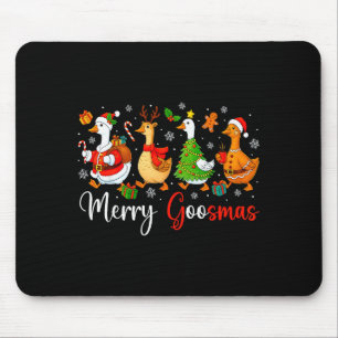 Christmas Silly Goose Funny Merry Goosemas Xmas Tr Mouse Mat