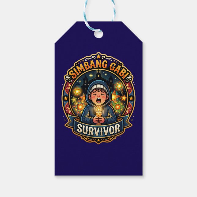 Christmas Simbang Gabi Survivor Gift Tag  (Front)