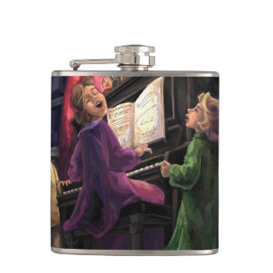 Christmas Sing Along Hip Flask