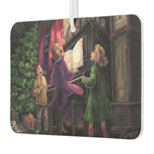 Christmas Sing Along Painting Car Air Freshener