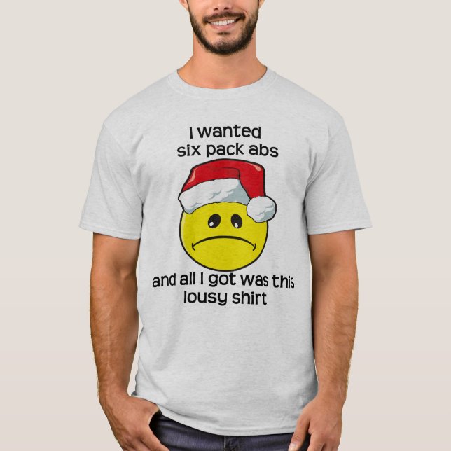 Christmas - Six Pack Abs T-Shirt (Front)