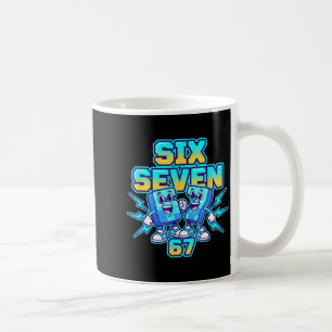 Christmas Six Seven 67 Meme Funny Retro Electric H Coffee Mug