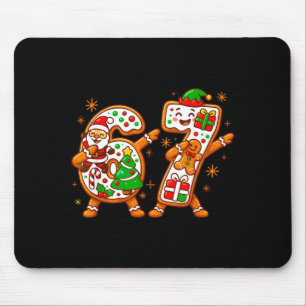 Christmas Six Seven Dabbing Cool Meme 67 Xmas Dab  Mouse Mat