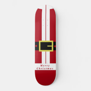 Christmas Skateboard Santa Gift