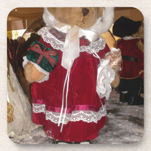 Christmas Skater Teddy Bear Collection. Coaster