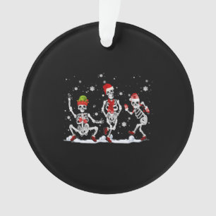 Christmas Skeleton Creepy Dancing Ornament