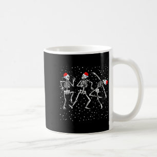Christmas Skeleton Dancing Funny Xmas  Coffee Mug