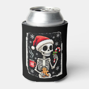 Christmas Skeleton Hot Chocolate Xmas Men Women Ki Can Cooler
