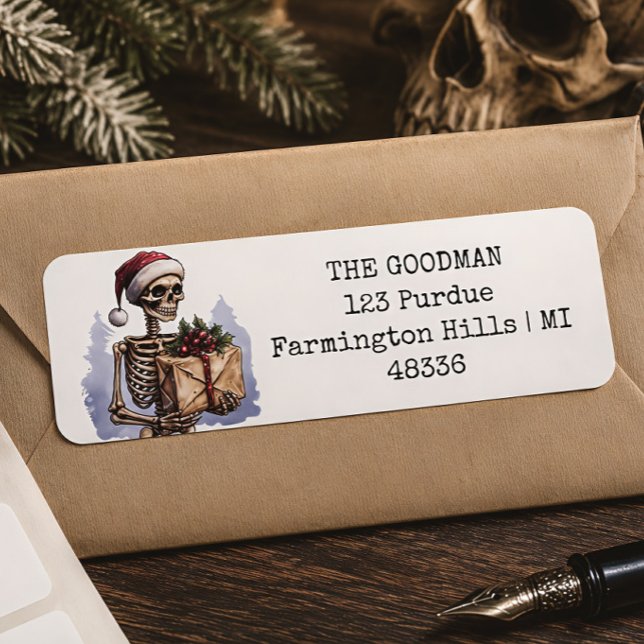 Christmas Skeleton Santa Gothic (Creator Uploaded)