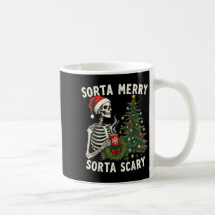 Christmas Skeleton Sorta Merry Sorta Y Xmas Men Wo Coffee Mug