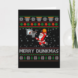 Christmas Sketll Humour Joke Merry Dunkmas  Card