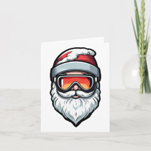 Christmas Ski Lover Xmas Skiing Happy Holidays San Card