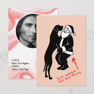 Christmas skinny Great Dane Vision Card