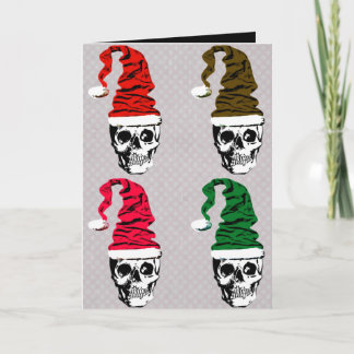 Christmas Skull Custom Card