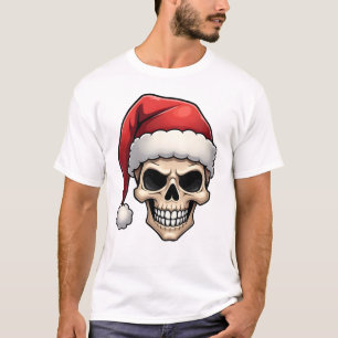 Christmas Skull Funny Santa XMES Men Women T-Shirt
