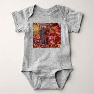 Christmas Sled closeup Baby Body-Suit Bodysuit