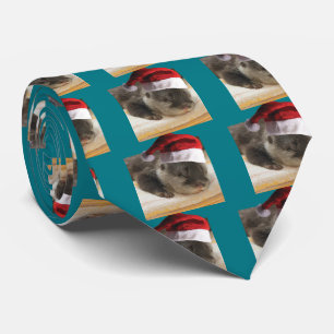 Christmas Sleepy Otter Tie