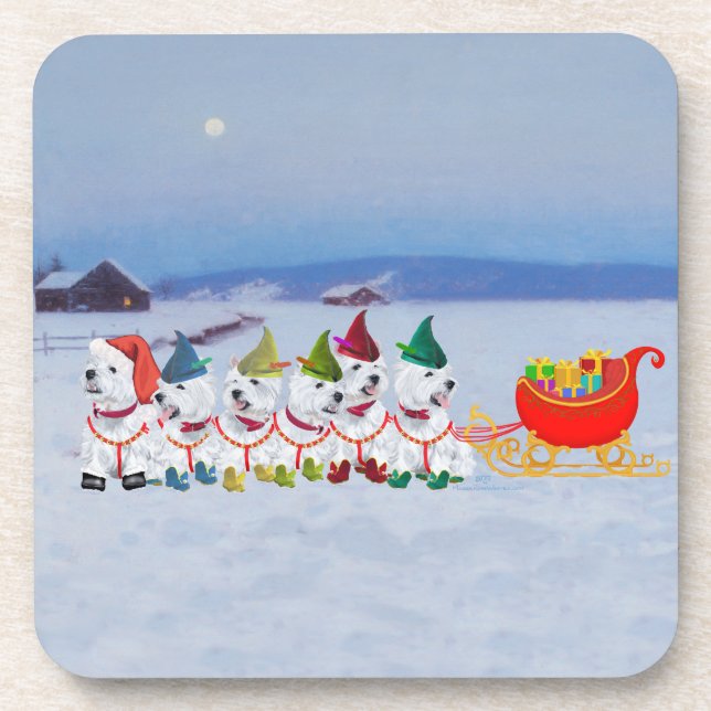 Christmas Sleigh Coaster (Front)