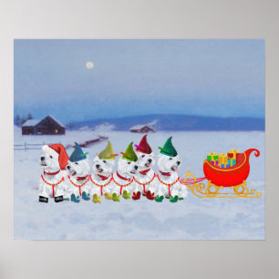 Christmas Sleigh Poster