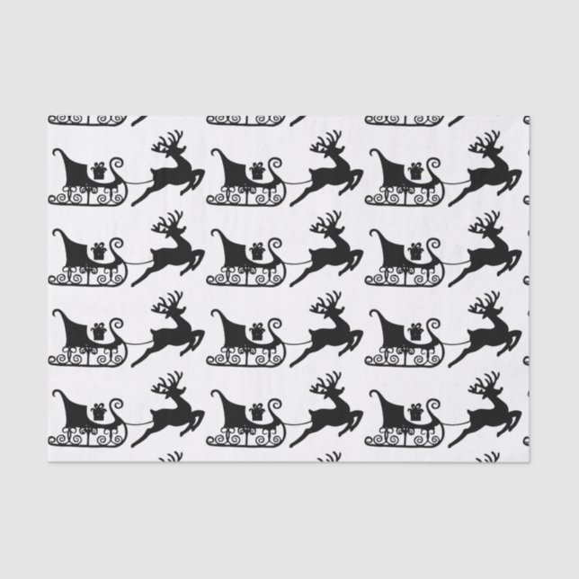 Christmas Sleigh Tissue Paper (Front)