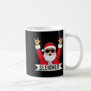 Christmas Sleigher Santa Rock Xmas Rocker Men Wome Coffee Mug