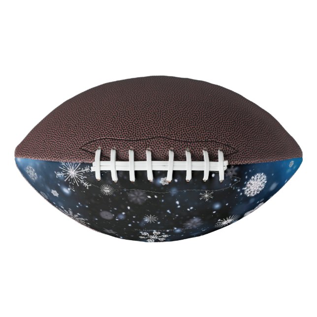 Christmas SlipperyJoe falling various shapes sizes American Football (Front)