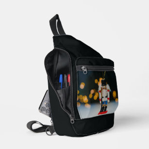 Christmas SlipperyJoe nutcracker figurine ornament Sling Bag