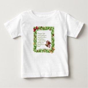 Christmas slogan baby T-Shirt