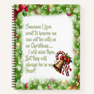 Christmas slogan notebook