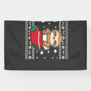 Christmas Sloth Classic T-Shirt Banner