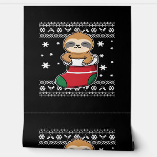 Christmas Sloth Classic T-Shirt Wallpaper