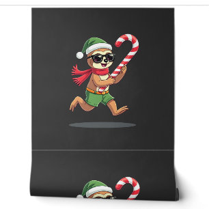 Christmas Sloth Elf Peppermint Candy Cane Shirt Gi Wallpaper