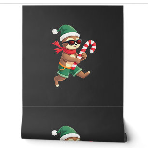 Christmas Sloth Elf Peppermint Candy Cane Shirt Gi Wallpaper