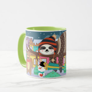 Christmas Sloth Mug