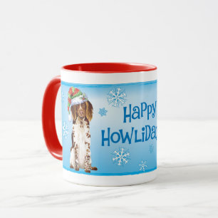 Christmas Small Munsterlander Mug