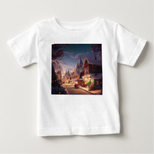 Christmas Small Town 5 Baby T-Shirt