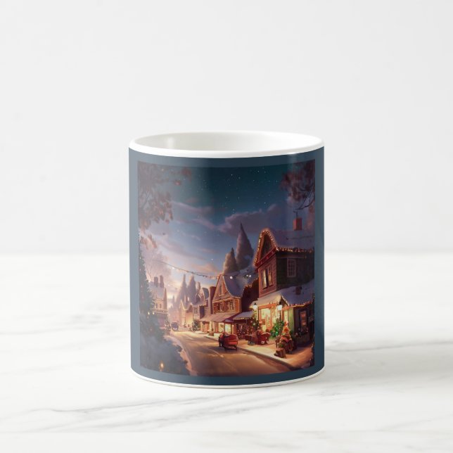 Christmas Small Town 5 Coffee Mug (Center)