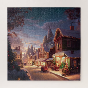 Christmas Small Town (5) Jigsaw Puzzle