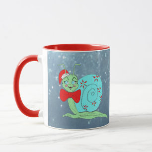 Christmas Snail Mug