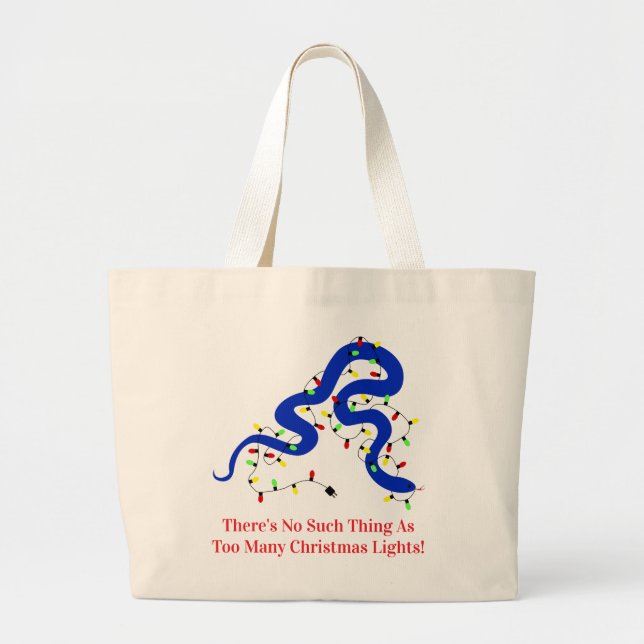 Christmas Snake Tote Bag (Front)