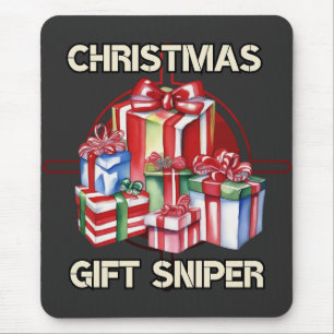Christmas, sniper, gift, army mouse mat