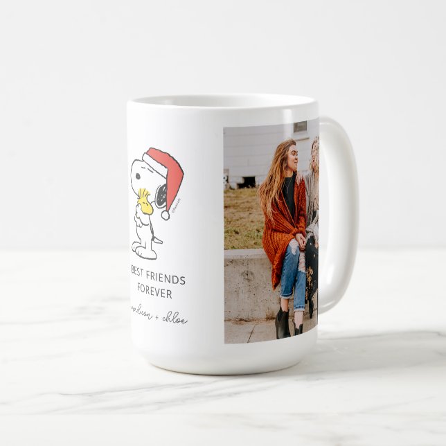Christmas Snoopy & Woodstock | Best Friends Coffee Mug (Front Right)
