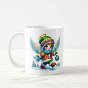 Christmas Snow Angel Coffee Mug