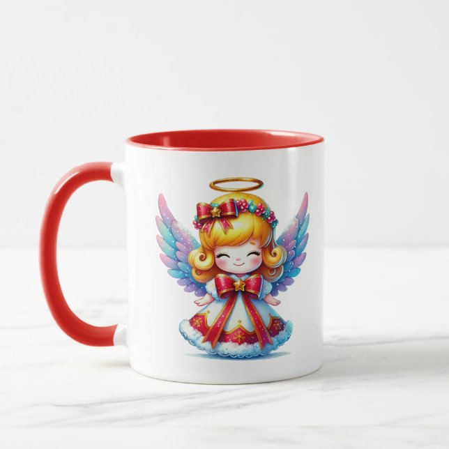 Christmas Snow Angel Mug (Left)