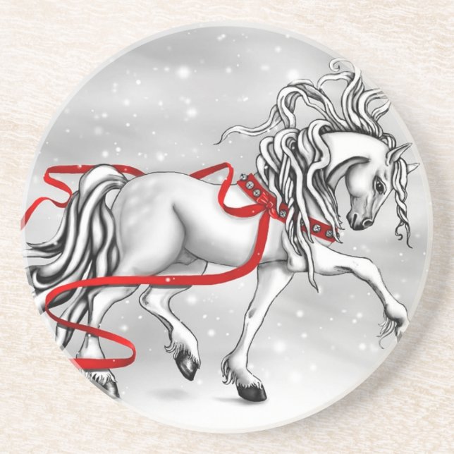 Christmas Snow Bells Coaster (Front)