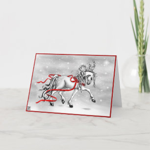 Christmas Snow Bells Holiday Card