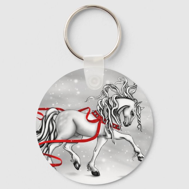 Christmas Snow Bells Key Ring (Front)