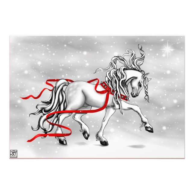 Christmas Snow Bells Photo Print (Front)