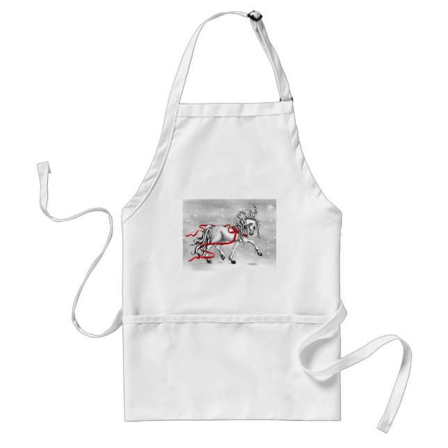 Christmas Snow Bells Standard Apron (Front)