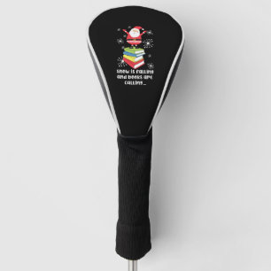 Christmas Snow Books Are Calling Literature Golf Head Cover